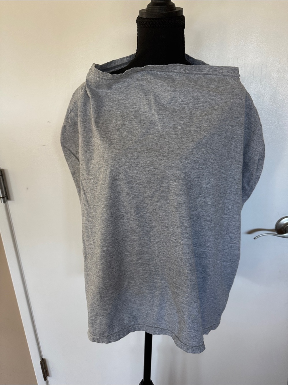 Women's Grey Nursing Cover - organic cotton